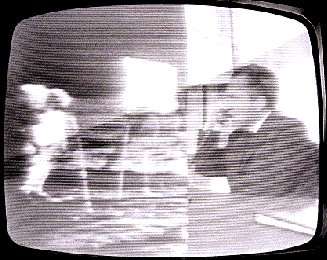 President Nixon talking to Astronauts