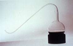 swan neck flask