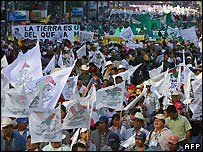 Tortilla protest in Mexico City